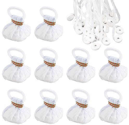 Luftschlangen Kanone*10pcs, XiXiRan Luftschlangen Bunt Papier, Luftschlangen Geburtstag Bunt, Party Popper, Wurf Luftschlangen Hochzeit, Party Kanone, Luftschlangen Bombe, Hand Throwing Ribbon