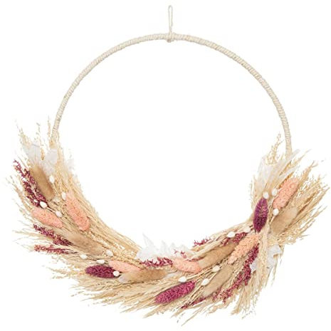 Atmosphera - Couronne de Fleurs séchées - D34 cm