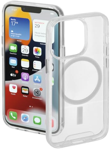 Hama MagCase Safety, Cover, Apple, iPhone 13 Pro, 15,5 cm (6.1 Zoll), Transparent