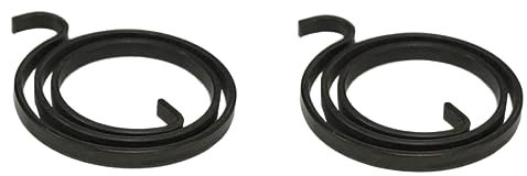 Door Handle Springs, Replacement Internal Coil Repair Spring 2 or 2.5 Turns, Black Zinc Coating (2.5 Turns x 2.5mm, Pack of 2)