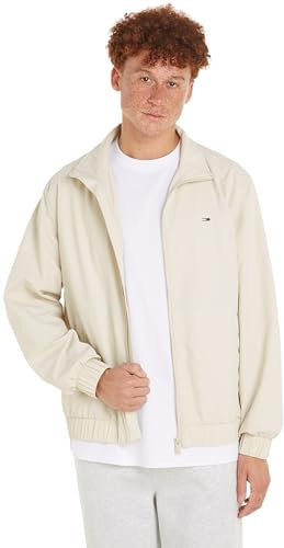 Tommy Jeans TJM Essential Jacket EXT DM0DM17982 Vestes tissées, Beige (Newsprint), M Homme