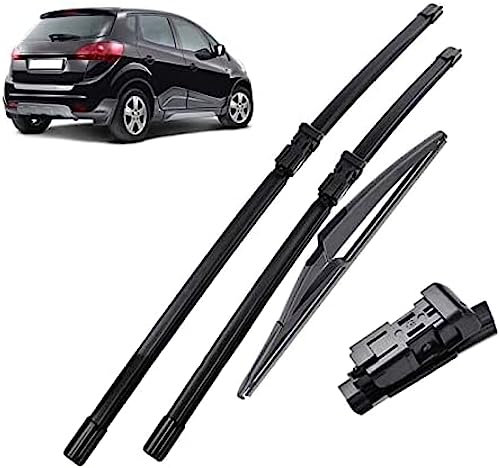 Scheibenwischer vorne und hinten, Wischerblatt-Set, für Kia, für Venga MK1 2009–2015, 2016, 2017, 2018, 2019, Scheibenwischer, 26 Zoll, 14 Zoll, 12 Zoll
