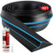 Jin&Bao - Universal Garage Door Threshold Seal Strip, 10 Feet Waterproof Rubber Bottom Replacement for Weather Stripping (Blue)