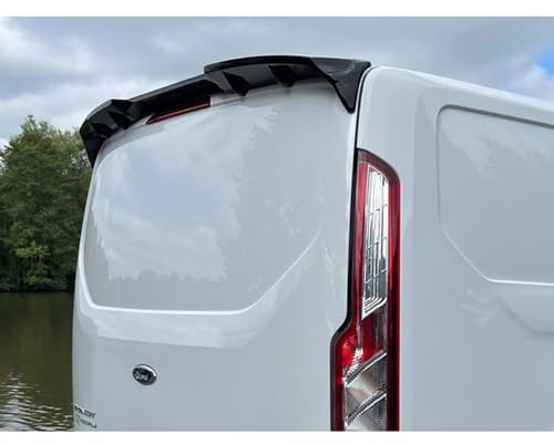 Motordrome Dachspoiler passgenau | kompatibel mit Ford Transit Custom 2012-2018 & FL 2018-2023 (Heckklappe) (PU)