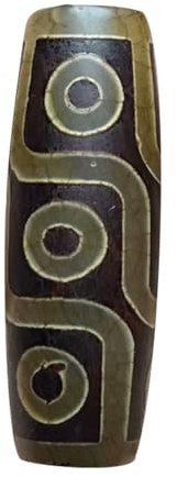 YHDONE Tibetische Halskette mit neun Augen, Achat, Dzi-Perlen, Vintage-Stil, für Damen und Herren, middle, Achat, Achat