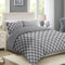 YORKSHIRE BEDDING Double Duvet Set Soft Printed Bedding Set Brushed Microfiber Duvet Cover with Pillowcases (Chess 200x200 CM)