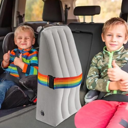 XDGJTBFMY Aufblasbarer Autositz-Trenner, aufblasbare Fußstütze für Flugreisen, tragbarer Rücksitz-Trennwand für Kinder, um den Kampf zu stoppen, Autositz-Trennwand zur Reduzierung von Stress für