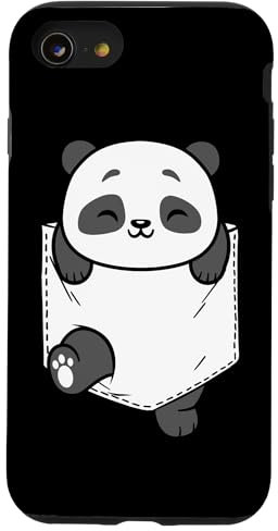 Hülle für iPhone SE (2020) / 7 / 8 Panda Pocket Safari Lieblingstier Reisender Panda Zoo