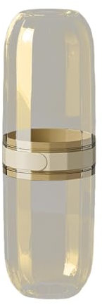 Reiseetui für Zahnbürsten, Zahnbürstenhalter mit Deckel | tragbare Zahnpastaaufbewahrung – Zahnbürstenhalter für Reise, auslaufsicher, kompakt, für Badezimmer