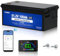 DCHOUSE 48V 100Ah Golf Cart Battery, Built-in 200A BMS, LCD Monitor & Mobile APP Bluetooth, Peak Current 600A, 4000+ Deep Cycles Lithium Battery for Club Car, Golf Carts, RV, Home Energy Storage