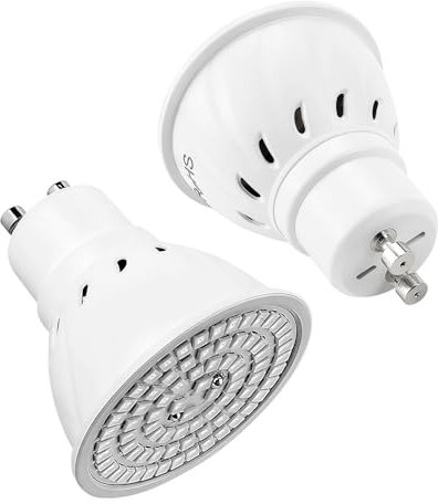 ZJIVQO 2Pcs LED Grow Light Bulbs, Hydroponic Growth Light, Plant Growth Full Spectrum Horticultural Lamp, 220V Indoor for Succulents, Garden - GU10-80