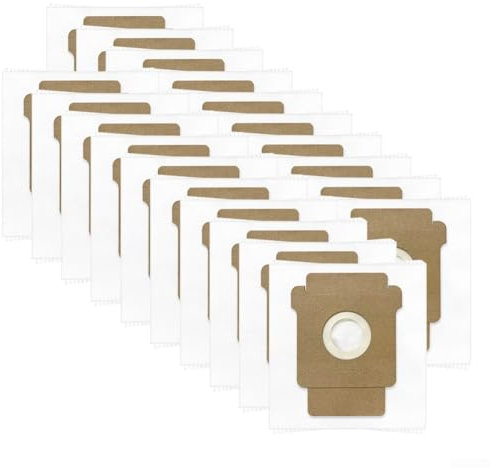Gdfnmogo Sacchetti per raccolta polvere robot aspirapolvere per serie 105 405 505 705 e per Combo Essential, materiale non tessuto con sistema di filtrazione ultra fine (confezione da 20)