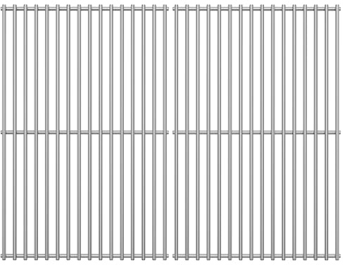 GFTIME Edelstahl Grillrost 45 x 29,7cm für Napoleon Rogue 425, Rogue XT 425, Grill Roste Ersatzteile für Napoleon Freestyle 425, Grillrost Zubehör 2 Stück