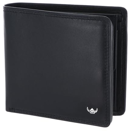 Golden Head Leder Geldbörse Polo RFID Protect Scheintasche 1134 Schwarz