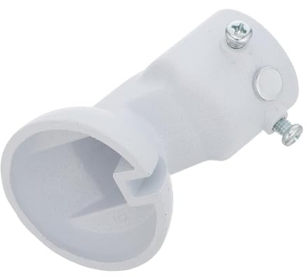 Genérico Adaptador para Ventilador de Techo en Techo Inclinado Blanco | Acero, Ajuste hasta 45°, para Techos Abovedados y Planos, Soporte Estable y Compatible Estilo Aleatorio