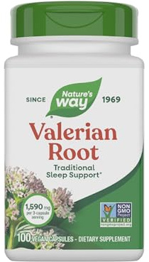 Nature's Way Valerian Root, Traditional Sleep Support*, 100 Capsules