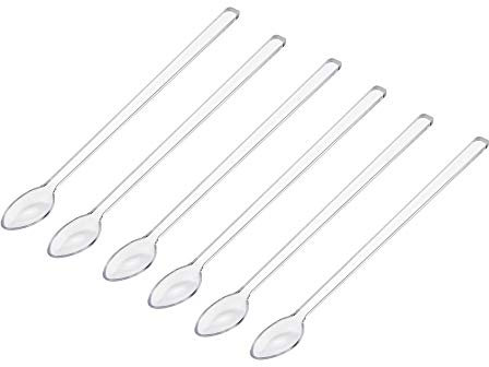 Fratelli Guzzini Happy Hour Set 6 Cucchiaini Cocktail, San, Trasparente, 20x0.02x0.02 cm