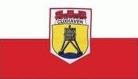 Cuxhaven Fahne Flagge Grösse 30x40cm mit Hohlsaum - FRIP –Versand®