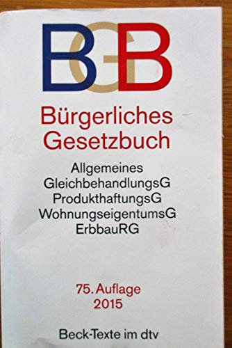 BGB. Bürgerliches Gesetzbuch