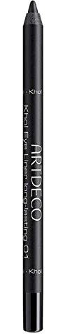 ARTDECO Khol Eyeliner Long-Lasting - Kajal langanhaltend, für weiche verblendete Effekte, schwarz, wasserfest - 1 x 1,2 g