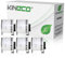 Kineco 5X Endlos-Etikett kompatibel für Brother DK22205 62mm x 30,48m P-Touch QL-1050 1060N 500 550 560 570 580 700 500 A BS BW 560 VP YX 580N 650TD 710W 720NW