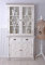 Küchenvitrine Shabby Chic Vitrine Altweiss Vitrinenschrank Küchenbuffet 94 cm hmb174 Palazzo Exklusiv