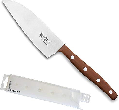Windmühlenmesser K2 Kochmesser Carbonstahl Pflaume 11 cm inkl. PRYMO.de® Klingenschutz