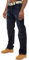 Enzo Jeans pour homme coupe droite coupe régulière avec fermeture éclair et ceinture anti-braguette, Noir délavé, 28 W/30 L