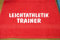 Leichtathletik Trainer; Handtuch Sport, rot