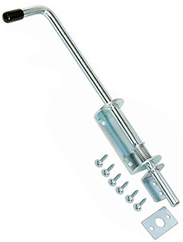 Verrou de porte à ressort galvanisé 400/12 mm - KeyMet