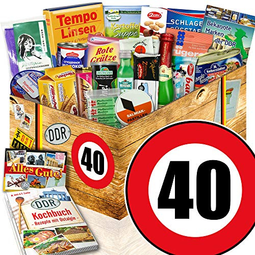 Spezialitätenset/DDR Paket/Geburtstag 40 / Geschenk Box Frau