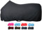 netproshop Basic Pferde Abschwitzdecke mit Kreuzbegurtung Fleece Qualität Gr. 105-155, Groesse:125, Farbe:Schwarz