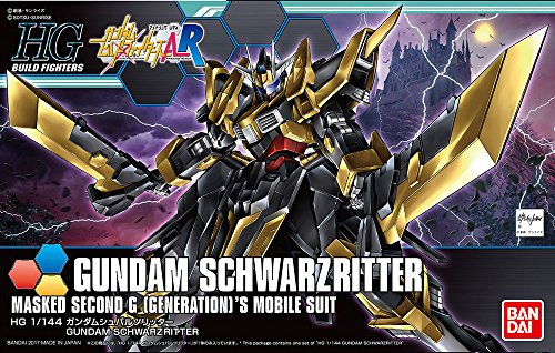 BANDAI SPIRITS Gundam - Model Kit - HGBF Gundam Schwarzritter 1/144