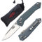 Firebird GANZO FB7651-GY Couteau Pliant de Poche Lame en Acier 440C 83 mm G10 Poignée Antidérapante avec Clip Camping EDC Couteau 199 mm 101 g (Gris)