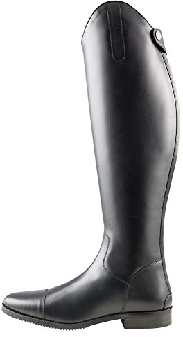 PFIFF 102493 Rigida - Botas de equitación (piel de vacuno, forro interior, caña normal, 41 W), color negro