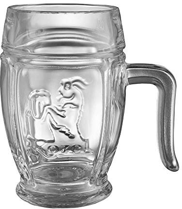 Kozel Henkelglas 0,5 l - Glasklar, Horn, 0.5 Liter, Trinkglas