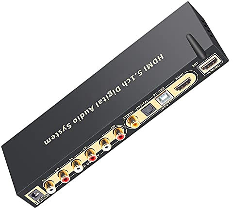 HDMI 5.1 Audio Converter Decoder DAC DTS AC3 FLAC APE 4K*2K HDMI To HDMI Extractor Converter Splitter Digital SPDIF ARC