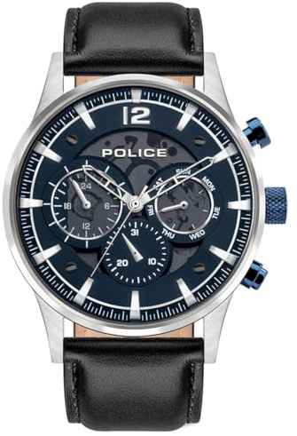 Police Herrenuhr PEWJF2002801, Schwarz
