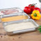 Gravidus Panier-Set 3-teilig Panierstraße aus Edelstahl, spülmaschinengeeignet, ideal für Schnitzel, Marinieren, ineinander stapelbar, Silber