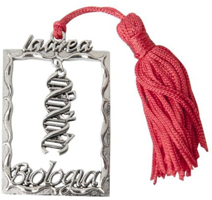 Formoso Bomboniera Decorazione Ciondolo Laurea in Zama BIOLOGIA Confezione 12 pz Art 12A036