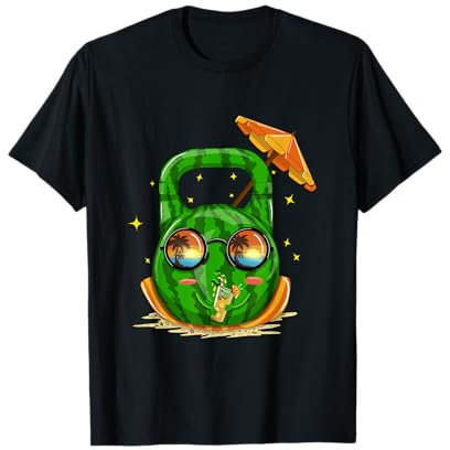 Funny Kettlebell Wassermelone T-Shirt