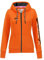 M.Conte - Felpa da donna con cappuccio, colore: Nero/Rosa con cappuccio, Colore: arancione., S