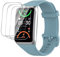 GIOPUEY Correas Compatible con OPPO Band 2, Suave Silicona La Correa + 3 Piezas Protector de Pantalla, [Resistente al Desgaste] [Transpirable] Pulsera - Blue