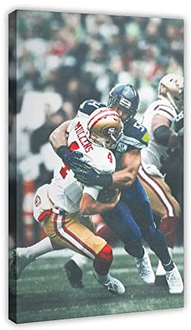TSALF Wanddeko Poster Kein Rahmen Bobby Wagner Nick Mullens Poster Portrait Kunst Leinwand Schlafzimmer Wanddruck Bild Büro Zimmer Dekor Geschenke 60x90cm