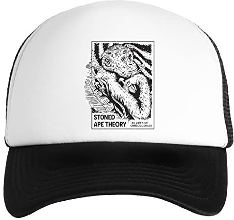 NEWTEE Stoned Ape Theory - Psychedelic, Magic Mushroom, Terence McKenna, Joe Rogan Kid Cap Flexible Baseball Snapback Für Jungen Und Mädchen