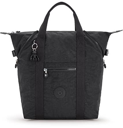 Kipling Zaino per laptop da 15 pollici Art Tote, Nero Nero, 16.25''L x 15''H x 5''D, Kipling Art Tote - Zaino da donna per computer portatile da 15, resistente, spazioso, con spallacci imbottiti,