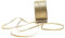 s.dekoda Brokatband 50m x 3mm Gold Schleifenband Dekoband Brokat Geschenkband