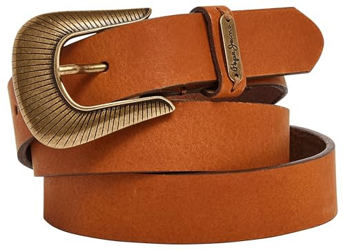 Pepe Jeans Damen Anya Gürtel, Braun (Tobacco Brown), M