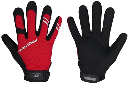 Finntrail Strapazierfähige Handschuhe Eagle (Medium, Rot)