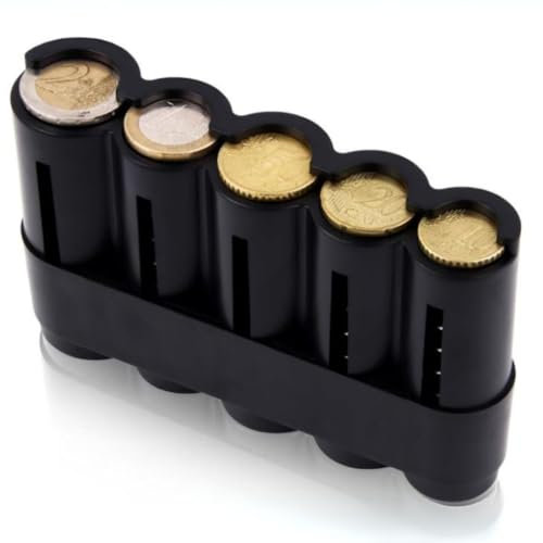 Portamonedas Profesional: Diseño Exclusivo con Clasificador y Dispensador Integrado de Monedas, Ideal para Taxis, Camareros y Conductores Eficientes!.